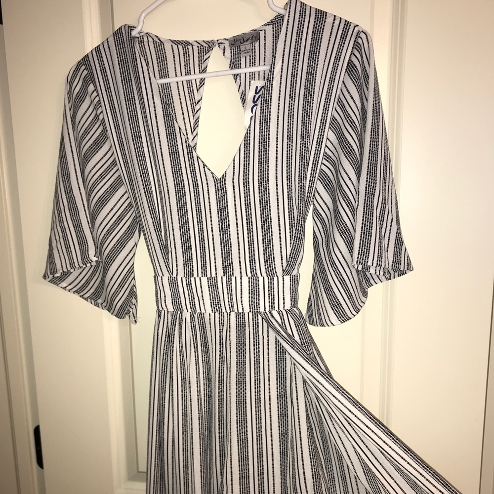 Striped romper/dress